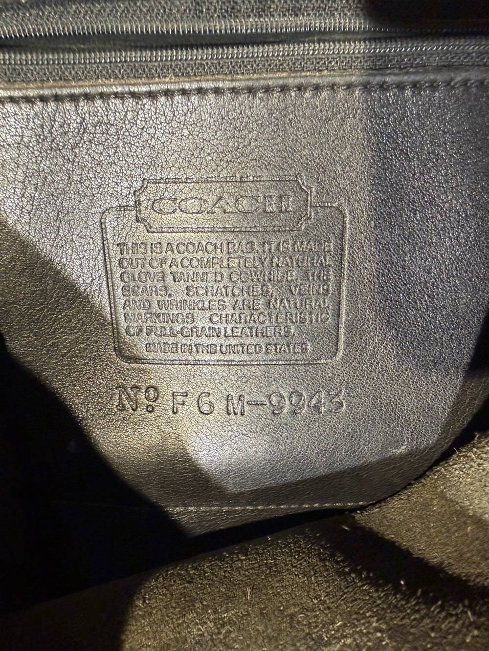 Coach Black Leather Backpack with Gold Turn-Lock - Picture 13 of 16
